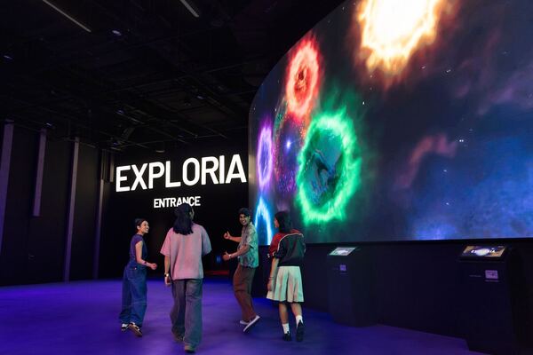 The entrance to Exploria, on the east side of Mandai Wildlife Reserve