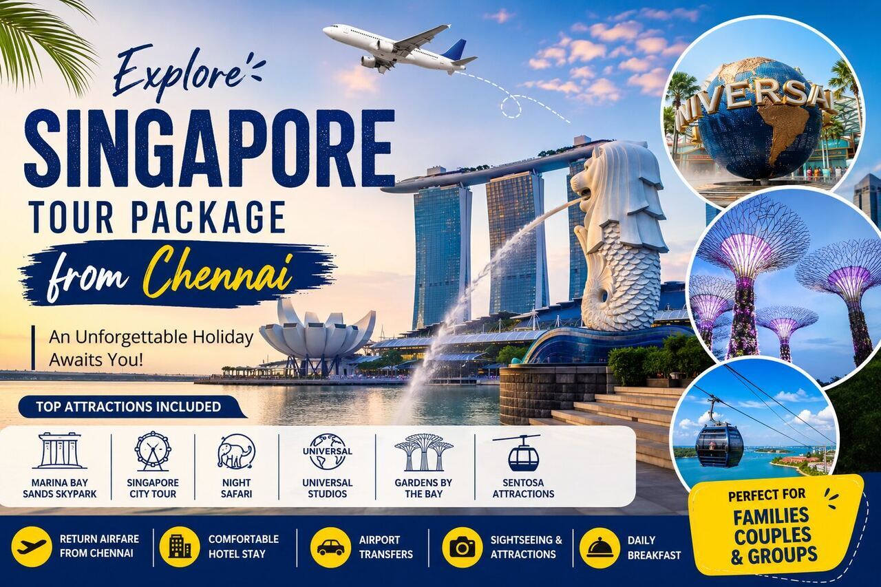 Singapore Tour Package from Chennai with Airfare 2026