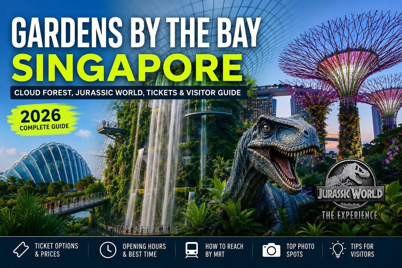 Gardens by the Bay Singapore (2026): Cloud Forest, Jurassic World, Tickets & Visitor Guide