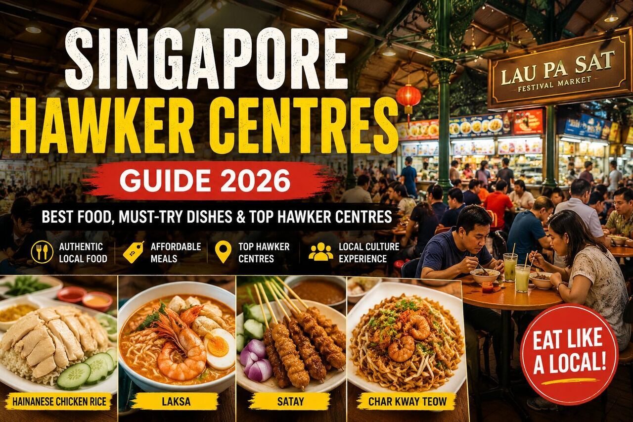Singapore Hawker Centres Guide 2026: Best Food, Must-Try Dishes & Top Hawker Centres