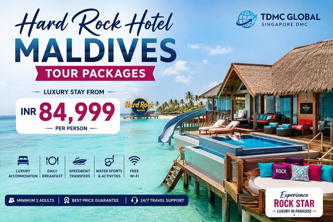 Hard Rock Hotel Maldives Tour Packages | Luxury Stay from INR 84,999