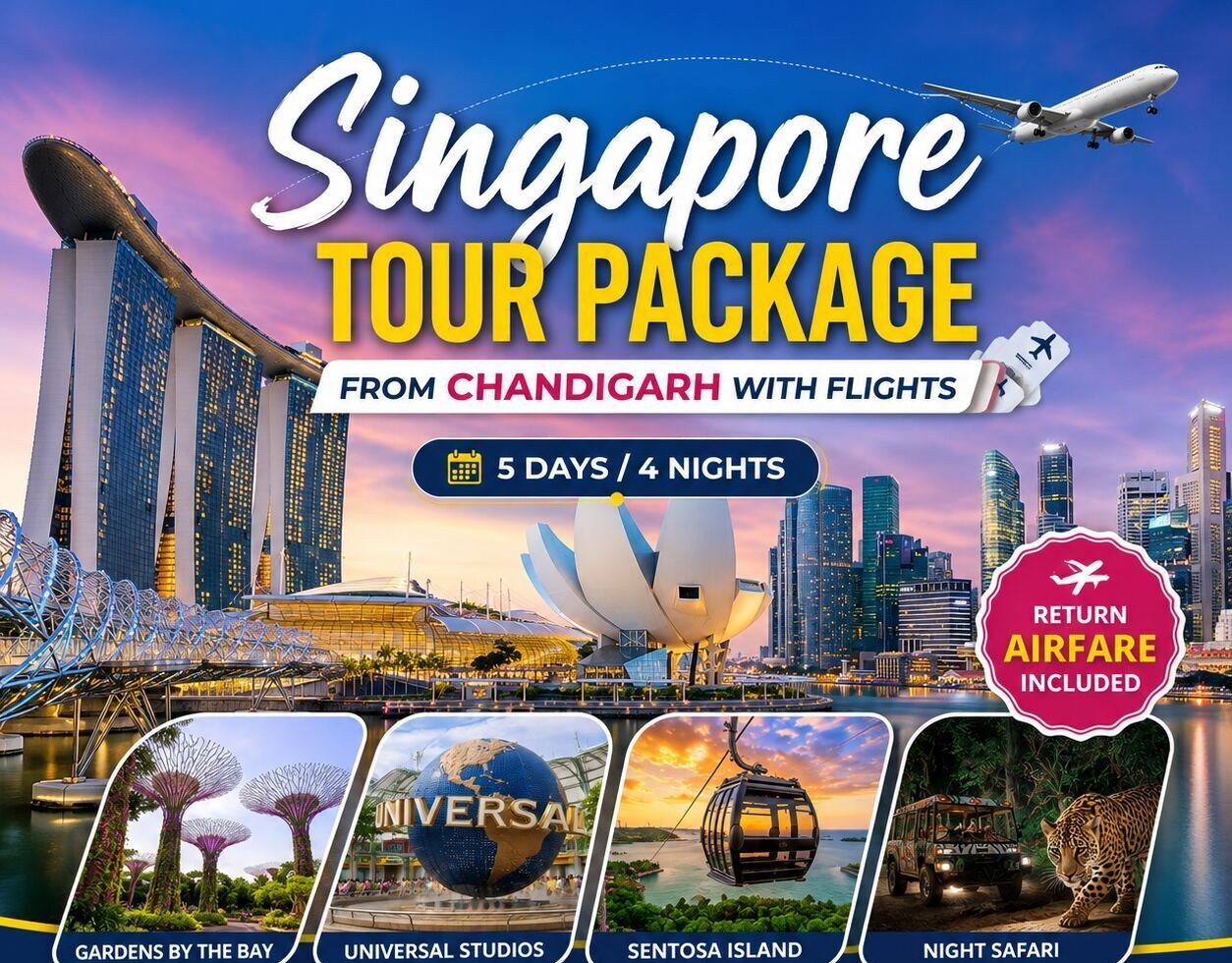 Singapore Tour Package from Chandigarh with Flights | 5 Days / 4 Nights